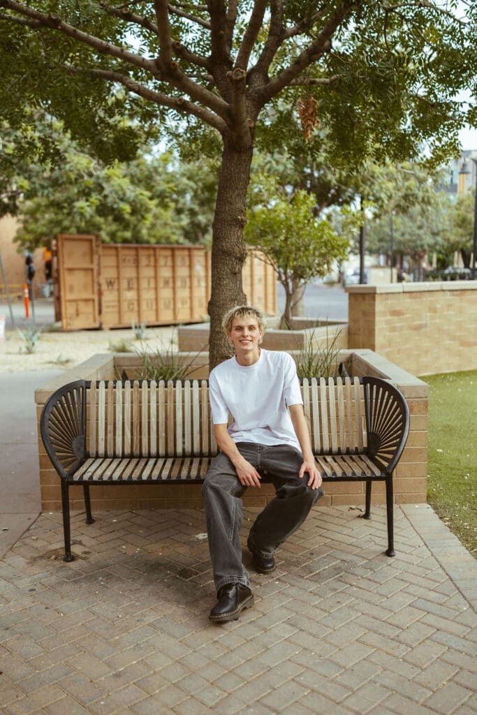 Arizona senior photography with modern street style inspiration for high school seniors