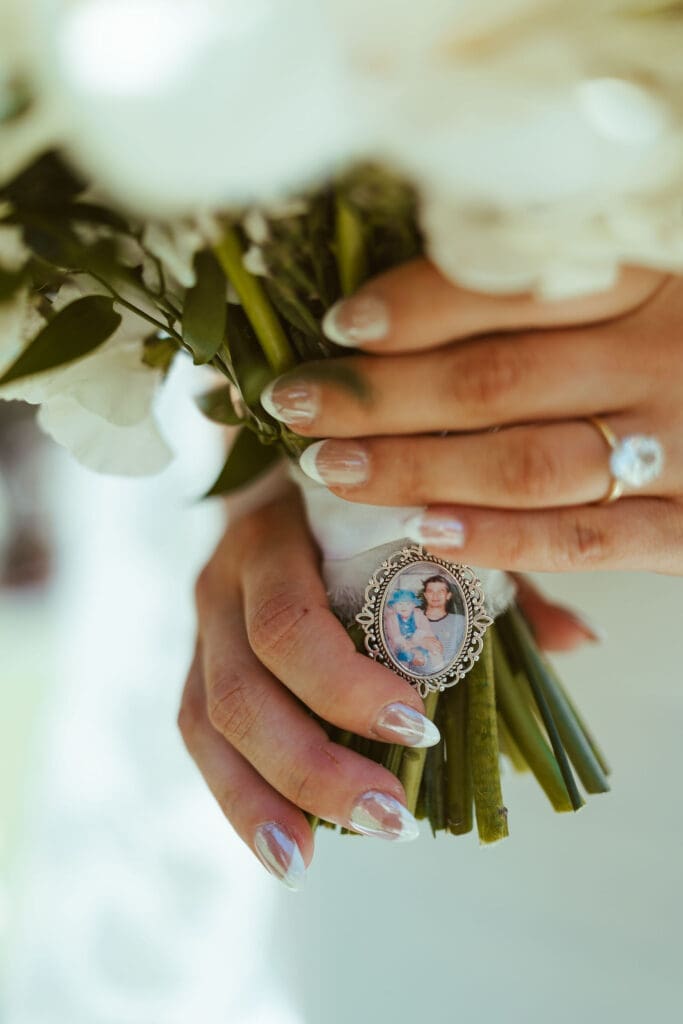 Luxury Arizona wedding ceremony inside Catholic church in Scottsdale