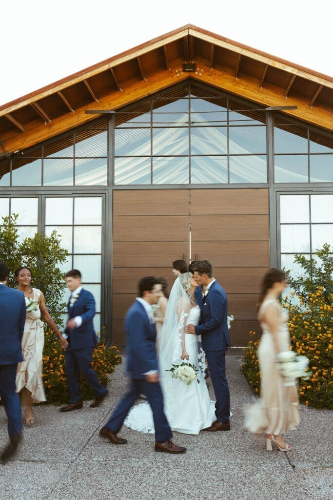 Wedding party portraits at The Paseo wedding venue in Apache Junction Arizona