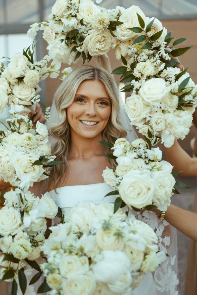 Luxury Arizona wedding party photography at The Paseo in Apache Junction