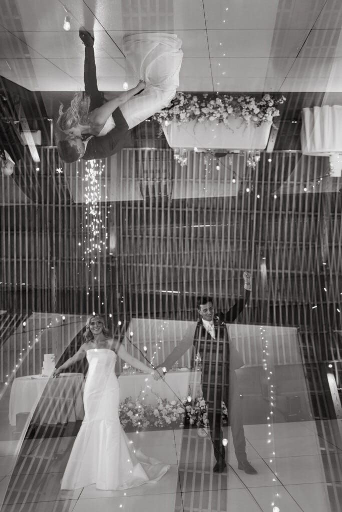 Timeless bride and groom portraits at The Paseo wedding venue in Arizona