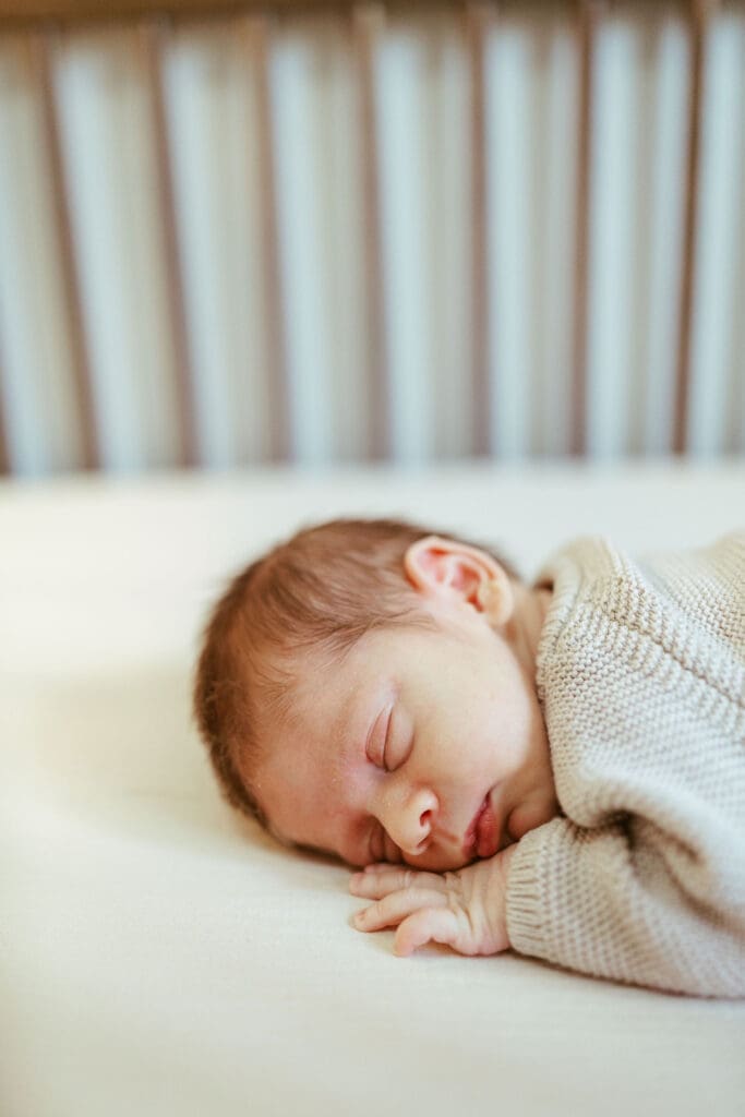Scottsdale Arizona newborn photography featuring tiny newborn details, baby toes, and organic in-home lifestyle family moments near Mesa and Fountain Hills